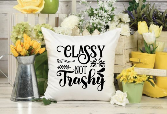 Classy Not Trashy Svg Graphics for Crafts