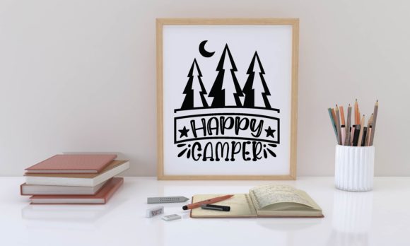 Happy Camper Svg: A Graphic Asset for Crafts and Creativity