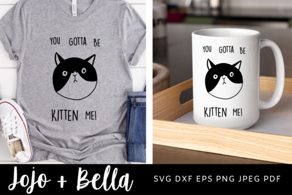 Kitten SVG for Graphics and Crafts