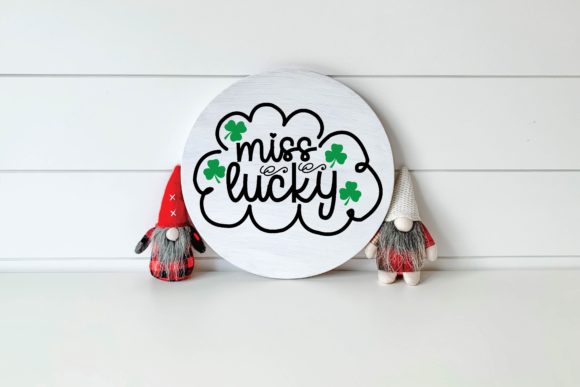 Miss Lucky Svg Graphics for Crafts