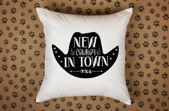 New Cowboy in Town Graphics for Crafts