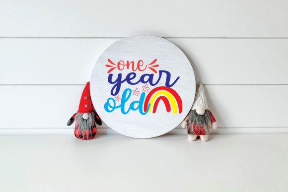 One Year Old Svg Graphics for Crafts