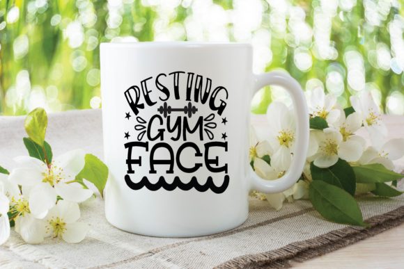 Resting Gym Face Graphics for Crafts