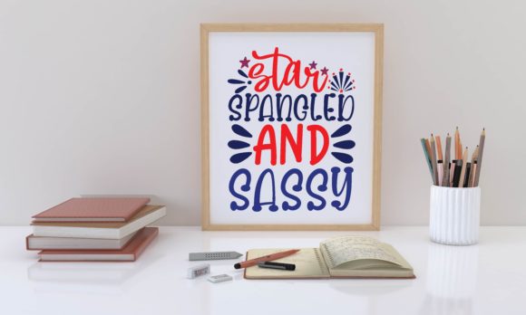 Star Spangled and Sassy Svg Graphics for Local Business Branding